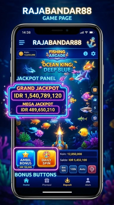 rajabandar88 — cuplikan layar ringkas